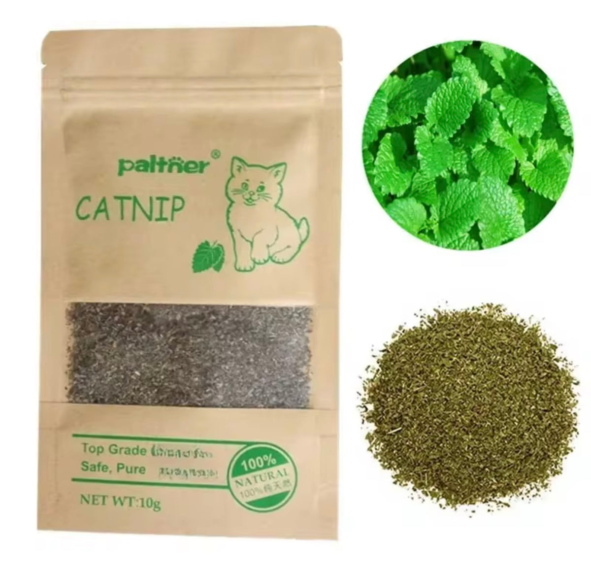 Sachet d'herbe à chat naturelle de 10 g, offert avec Judo Cat